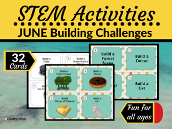 STEM Activities: June Building Challenges