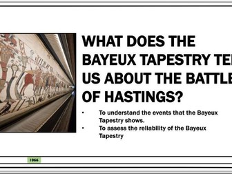 Bayeux Tapestry lesson