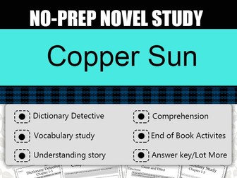 Copper Sun Novel Study-Compelete Novel Study