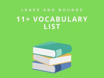 11 Plus Vocabulary List