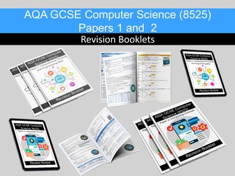 AQA GCSE Computer Science (8525) Papers 1 and 2 Revision Booklets