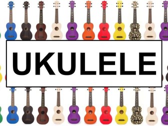 Ukulele Music Unit: Student Workbook & Teacher Slides