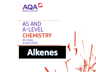 AQA A-Level Chemistry – Alkenes A* Notes (New Spec)