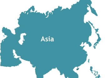 Countries and capitals of Asia worksheet