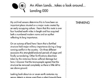 Alien Landing: UK Location Mystery | History & Geography Enquiry | KS3 & KS4