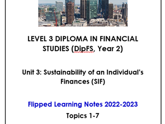 DipFS - UNIT 3 FLIP LEARNING BOOKLET TOPICS 1-7