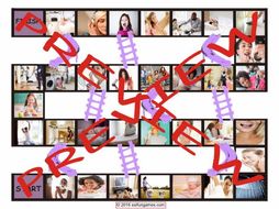 Daily Activities Chutes and Ladders Board Game