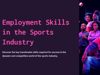 Unit 3: PROFESSIONAL DEVELOPMENT IN THE SPORTS INDUSTRY LEARNING AIM AB