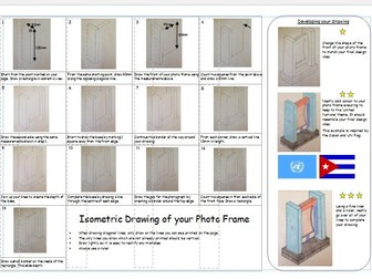 Isometric drawing - step by step guide