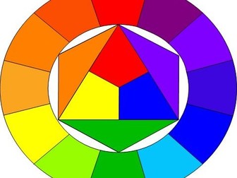Lesson 4 Pop-Up Card Project - Colour Wheel  Graphics