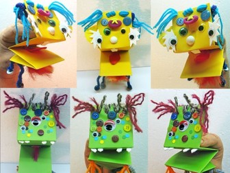 Puppet Making Workshops for Primary Schools Supplied. Information and resources.