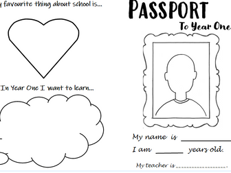 Transition passport for Year One
