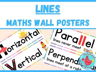 Lines: Maths Wall Posters