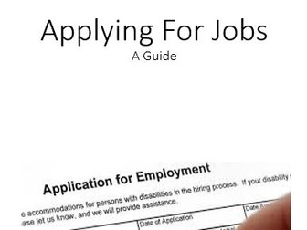 Applying for Jobs Step by Step Guide