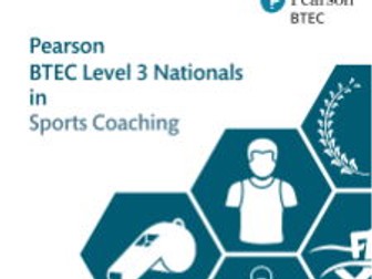 Pearson Sports Coaching Unit 4 Nutrition for Physical Performance