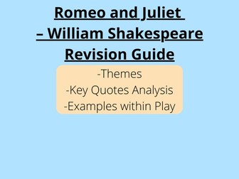 Romeo and Juliet Key Themes