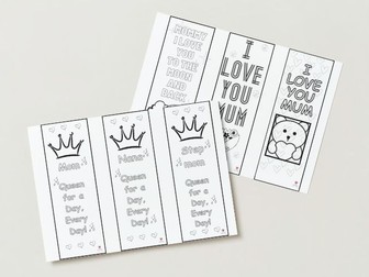 BOOKMARKS FOR MOTHER'S DAY