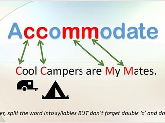 Year 5 & 6 statutory spelling list words with STRATEGIES to help pupils LEARN the spellings