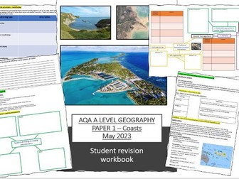 AQA A Level Geography - Coasts - Student Revision Workbook