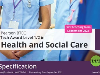 BTEC Level 1/2 Health & Social Care Component 1 LAA (All Lessons)
