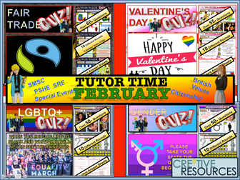 Tutor time activities - February