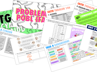 TGAU Cymraeg Craidd: PowerPoint ‘Problemau Pobl Ifanc’/GCSE Core Welsh: ‘Young Peoples’ Problems’ PP