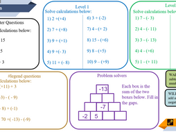 Addition and subtraction worksheet | Teaching Resources