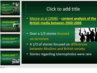 Media representations of Ethnicity (30 slides)