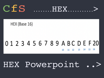 HEX Conversion Powerpoint