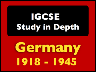 Cambridge IGCSE History: Germany 1918-45