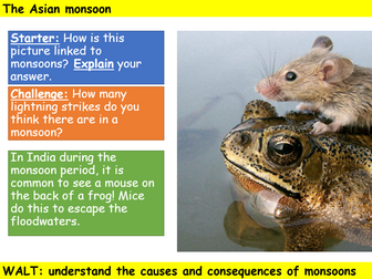 10. The Asian monsoon (Our Physical World SOW)