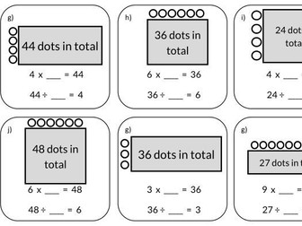 Division and Multiplication Worksheets