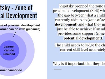AAQ - Early Childhood Development - Vygotsky - Zone of Proximal Development