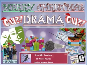 Drama Christmas Quiz