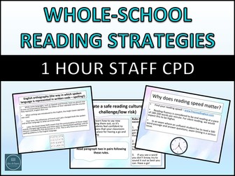 Whole School Reading Strategies for Secondary  CPD