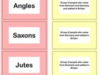 History Vocab Card Game KS2 (8 topics)