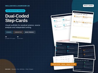 Dual-Coded Practical Visual Step-Cards