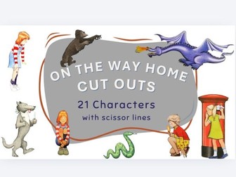 On the Way Home Character Cut Outs
