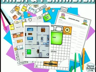 Area and Perimeter Project Based Learning Math Activity