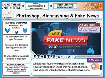 Photoshop, Airbrushing & Fake News