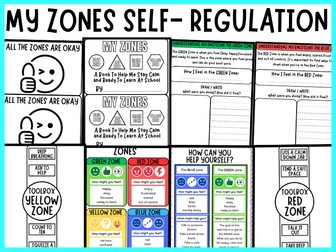 My Zones of Self-Regulation & Zones Toolbox: A Comprehensive Bundle for Calming Emotions and Developing Growth Strategies