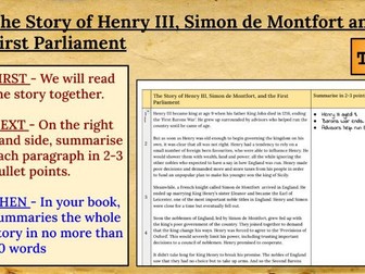 The First Parliament & Simon de Montfort
