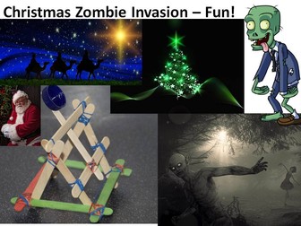 Christmas zombie invasion ! Fantastic fun Christmas activities for your class as they save Xmas.