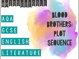 Blood Brothers: Plot Sequence / Sort Activity