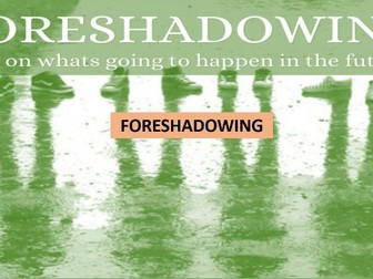 An introduction to foreshadowing and flashbacks