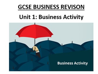 EDUQAS GCSE Business Activity Starter Booklet