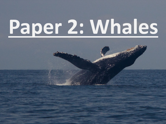 AQA Lang Paper 2: Whales