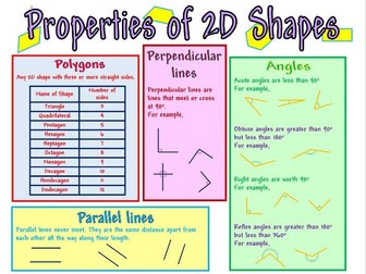 Properties of 2D shapes