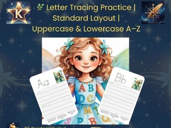 Letter Tracing Practice A–Z | Upper & Lower Case | Early Years Handwriting