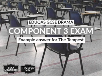 The Tempest Example Answers for EDUQAS GCSE Drama Component 3
